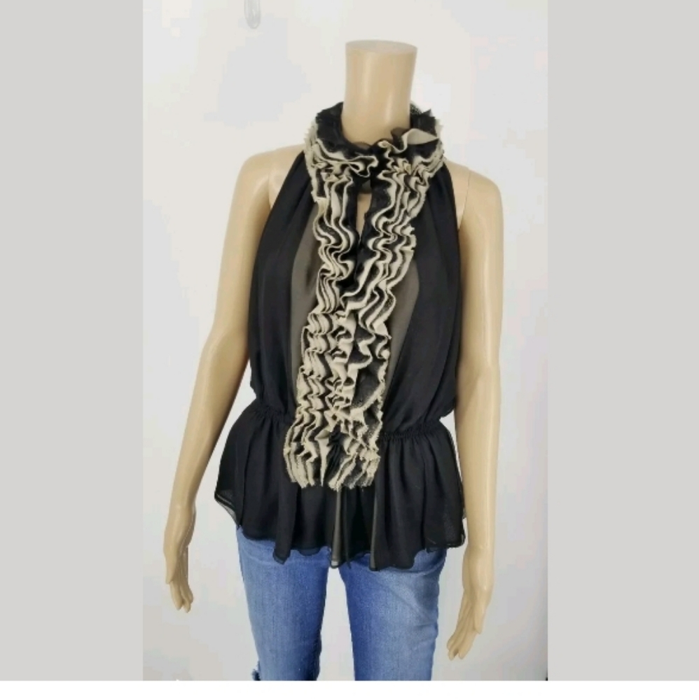 Robert Rodriguez Target Medium Ruffle Blouse - Picture 2 of 7
